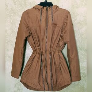 Columbia Women's Chatfield Hill Jacket Sz Small Excellent Condition Tan